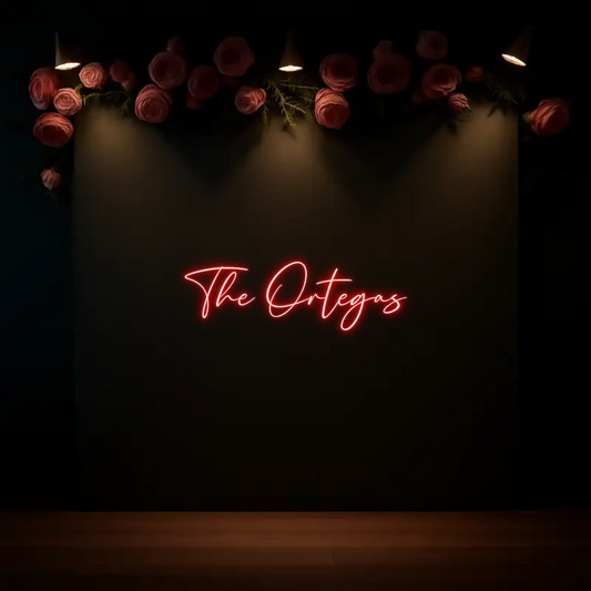 CREATE YOUR OWN WEDDING NEON SIGN The Ortegas