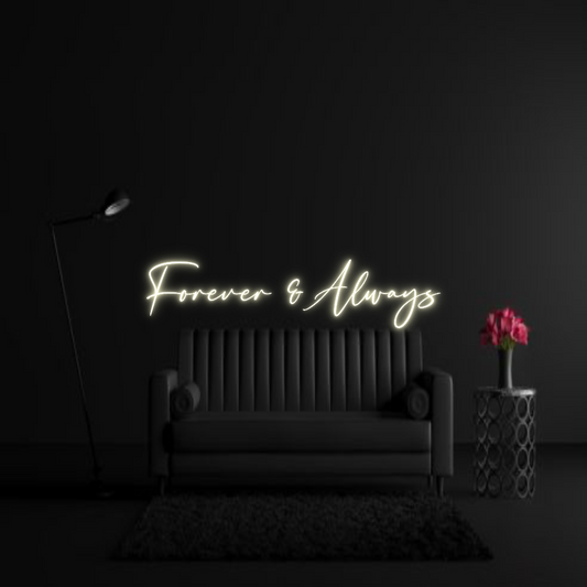CREATE YOUR OWN WEDDING NEON SIGN Forever & Alw...