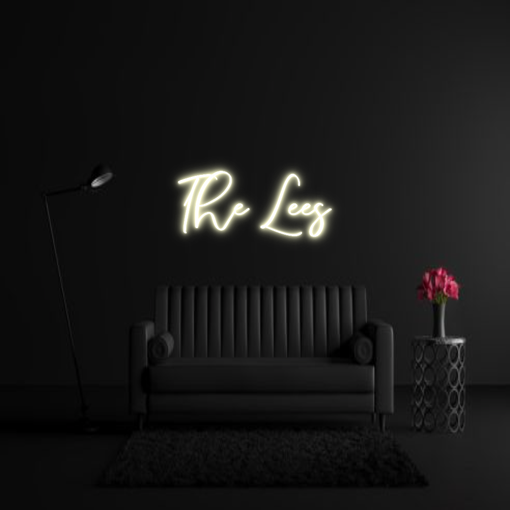 CREATE YOUR OWN WEDDING NEON SIGN The Lees