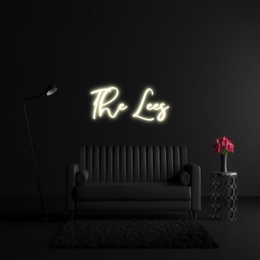 CREATE YOUR OWN WEDDING NEON SIGN The Lees