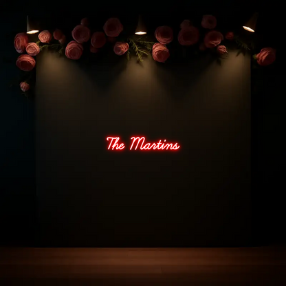 CREATE YOUR OWN WEDDING NEON SIGN  The Martins
