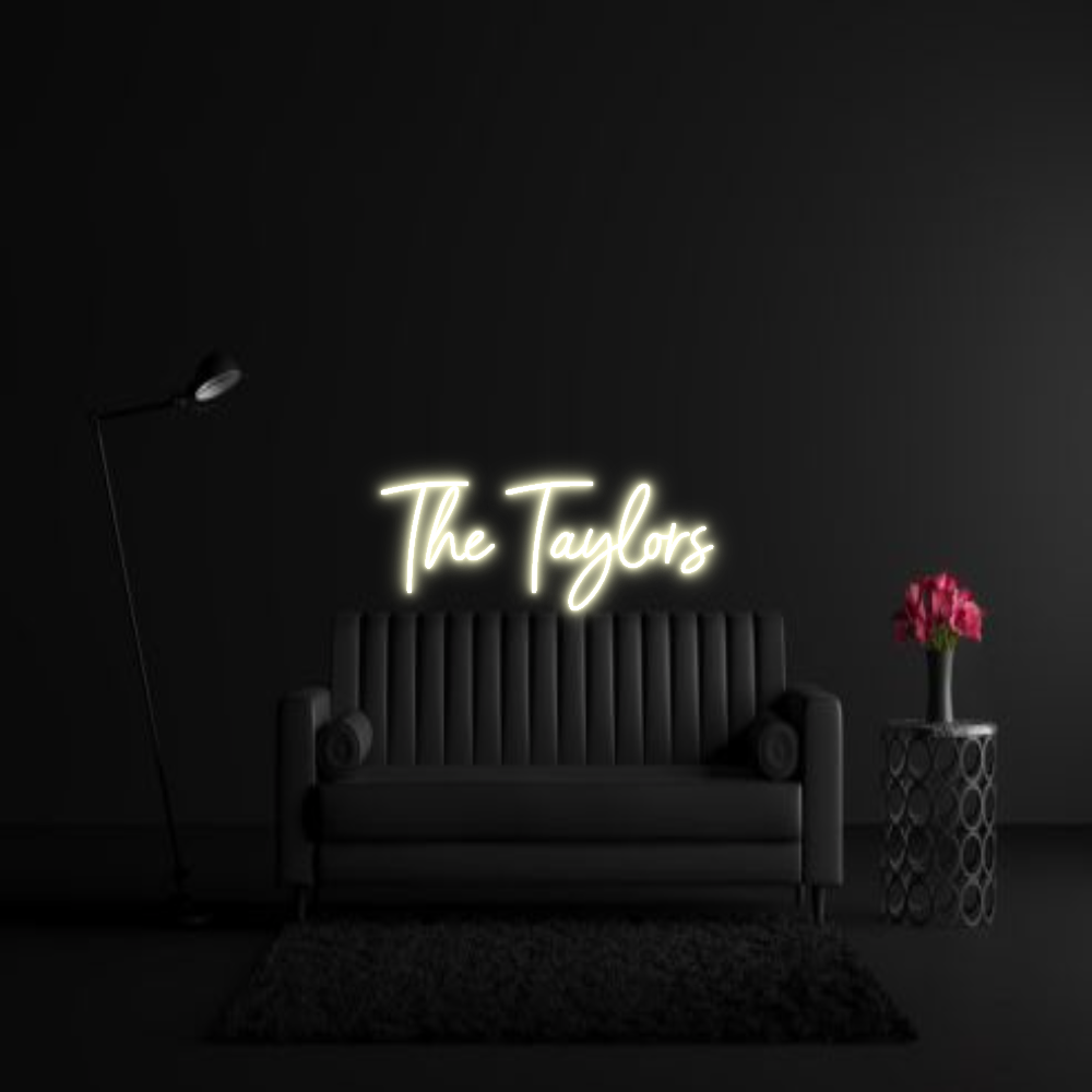 CREATE YOUR OWN WEDDING NEON SIGN The Taylors