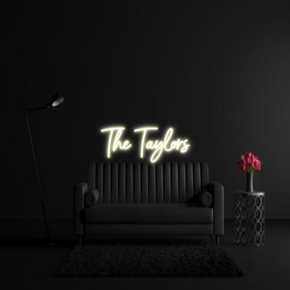 CREATE YOUR OWN WEDDING NEON SIGN The Taylors