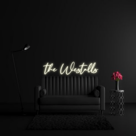CREATE YOUR OWN WEDDING NEON SIGN   the Westalls