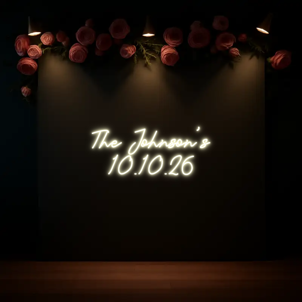 CREATE YOUR OWN WEDDING NEON SIGN The Johnson’s...