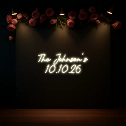 CREATE YOUR OWN WEDDING NEON SIGN The Johnson’s...