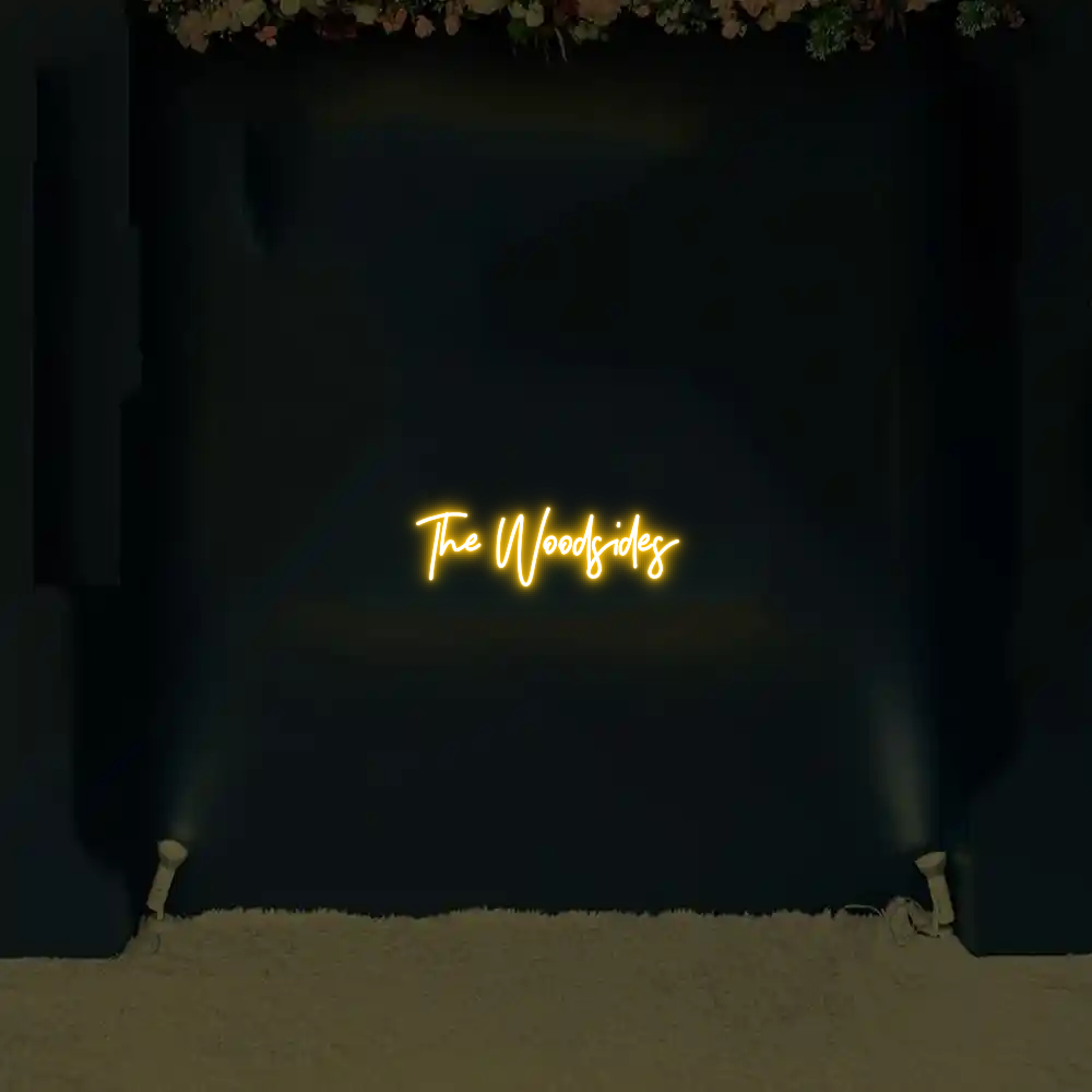CREATE YOUR OWN WEDDING NEON SIGN The Woodsides
