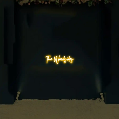 CREATE YOUR OWN WEDDING NEON SIGN The Woodsides