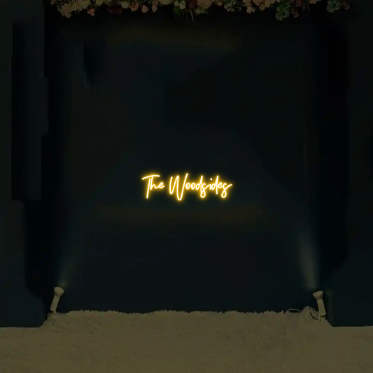 CREATE YOUR OWN WEDDING NEON SIGN The Woodsides