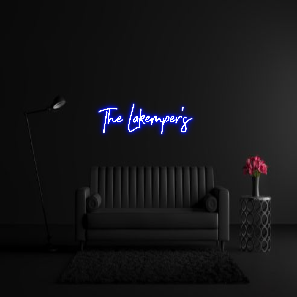 CREATE YOUR OWN WEDDING NEON SIGN The Lakemper's