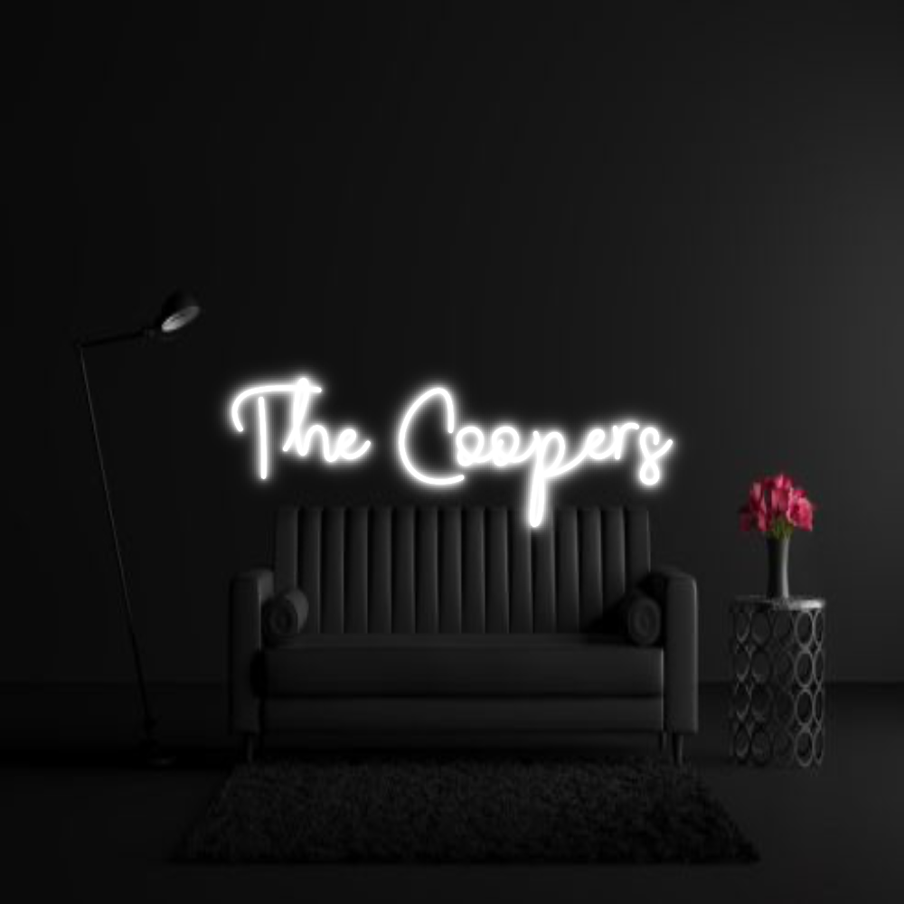 CREATE YOUR OWN WEDDING NEON SIGN The Coopers