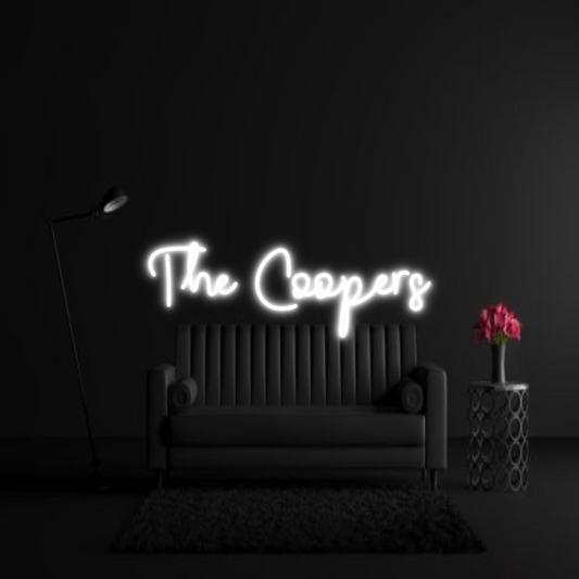 CREATE YOUR OWN WEDDING NEON SIGN The Coopers