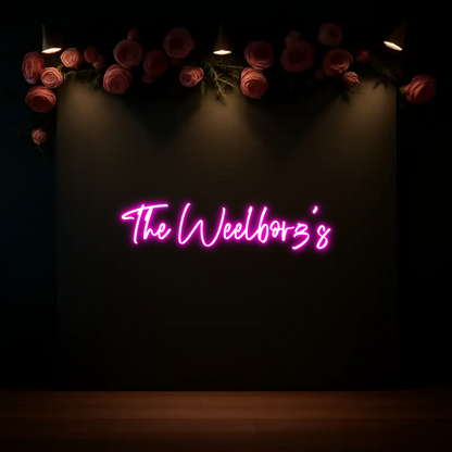 CREATE YOUR OWN WEDDING NEON SIGN The Weelborg’s