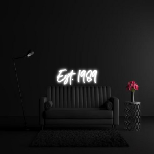 CREATE YOUR OWN WEDDING NEON SIGN Est. 1989