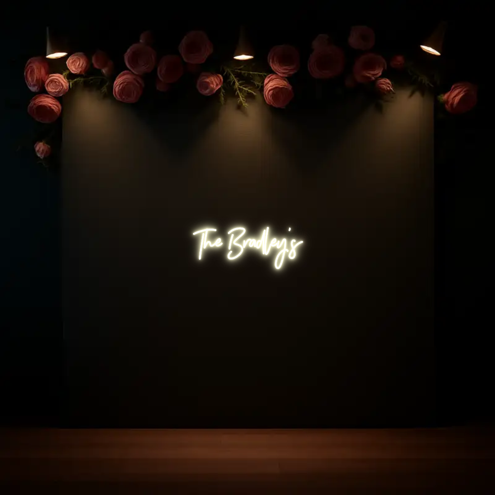CREATE YOUR OWN WEDDING NEON SIGN The Bradley’s