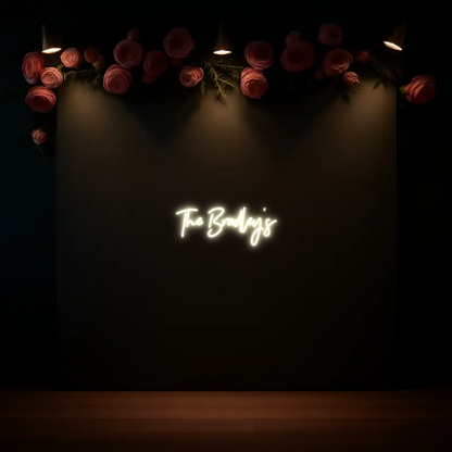 CREATE YOUR OWN WEDDING NEON SIGN The Bradley’s