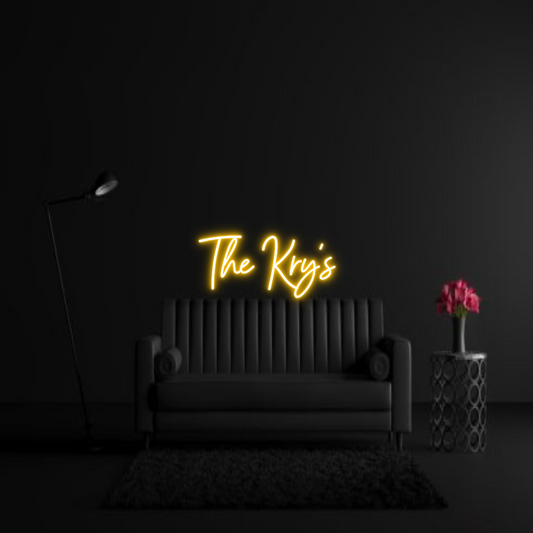 CREATE YOUR OWN WEDDING NEON SIGN The Kry’s