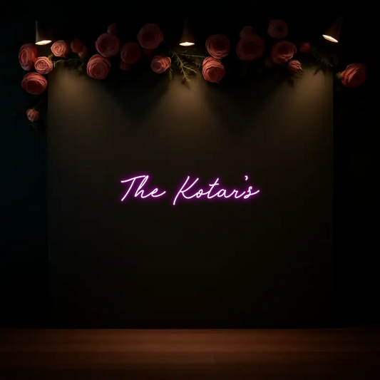 CREATE YOUR OWN WEDDING NEON SIGN The Kotar’s