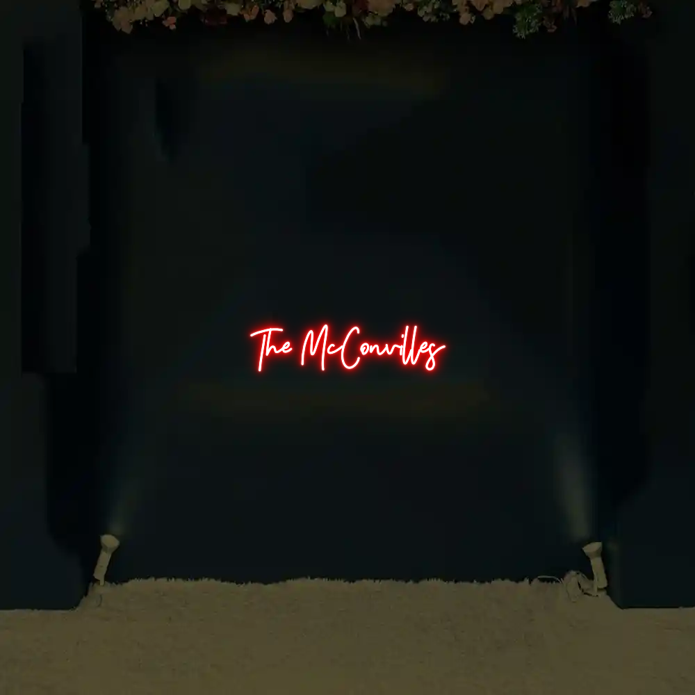 CREATE YOUR OWN WEDDING NEON SIGN The McConvilles