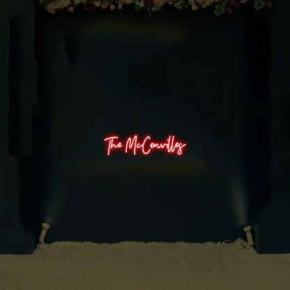 CREATE YOUR OWN WEDDING NEON SIGN The McConvilles
