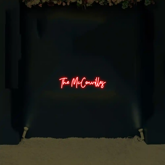 CREATE YOUR OWN WEDDING NEON SIGN The McConvilles