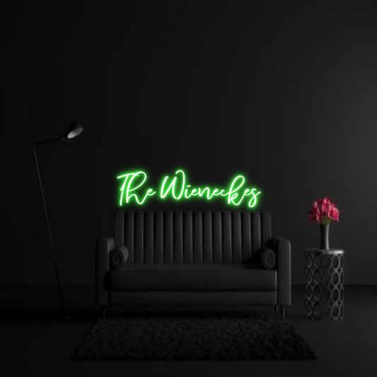 CREATE YOUR OWN WEDDING NEON SIGN The Wieneckes