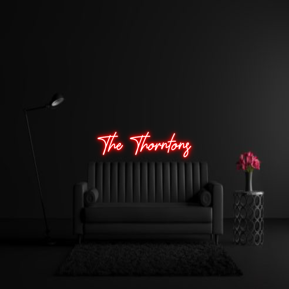 CREATE YOUR OWN WEDDING NEON SIGN The Thorntons