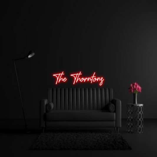 CREATE YOUR OWN WEDDING NEON SIGN The Thorntons