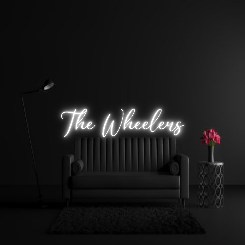 CREATE YOUR OWN WEDDING NEON SIGN The Wheelers