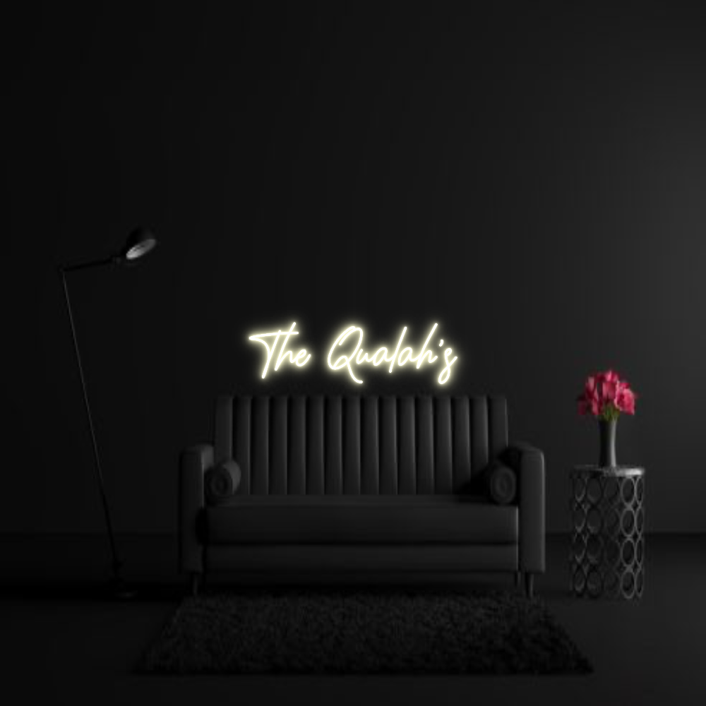 CREATE YOUR OWN WEDDING NEON SIGN The Qualah’s