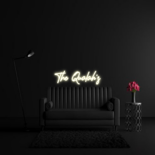 CREATE YOUR OWN WEDDING NEON SIGN The Qualah’s