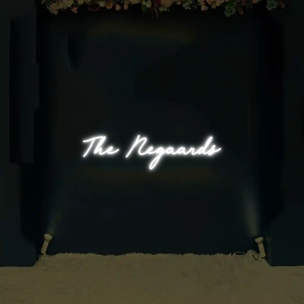 CREATE YOUR OWN WEDDING NEON SIGN The Negaards