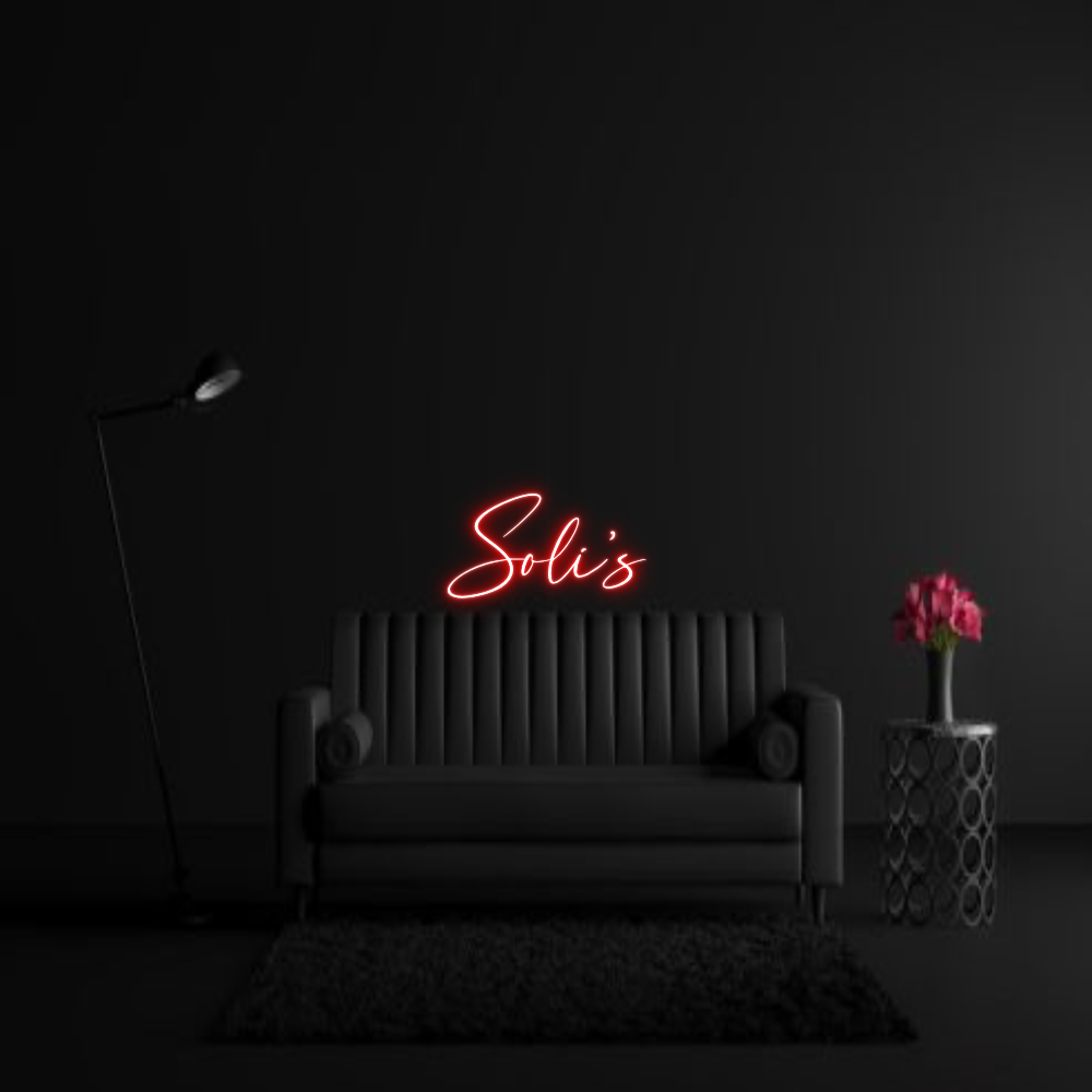 CREATE YOUR OWN WEDDING NEON SIGN Soli’s