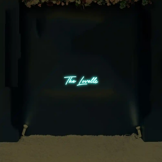 CREATE YOUR OWN WEDDING NEON SIGN The Lovells