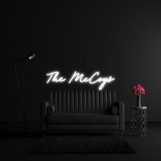 CREATE YOUR OWN WEDDING NEON SIGN The McCoys