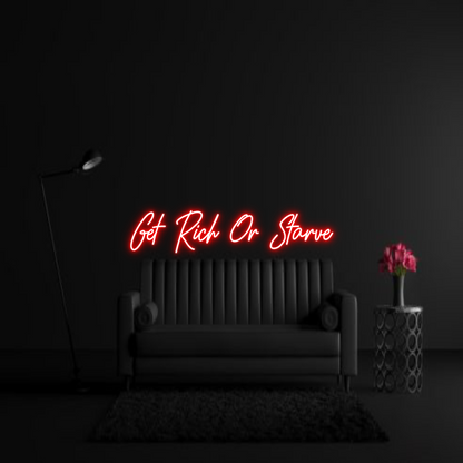 CREATE YOUR OWN WEDDING NEON SIGN Get Rich Or S...