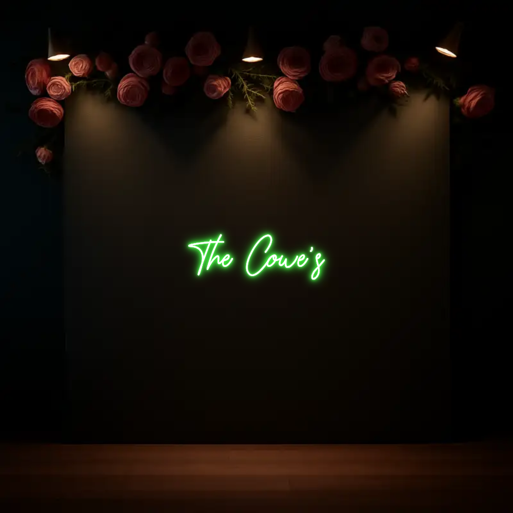 CREATE YOUR OWN WEDDING NEON SIGN The Cowe's