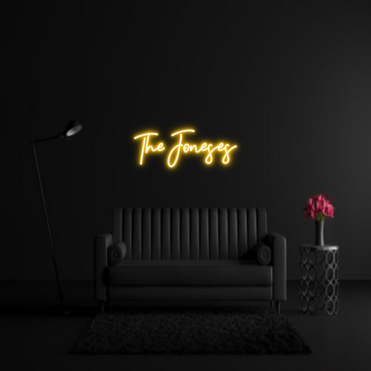 CREATE YOUR OWN WEDDING NEON SIGN The Joneses