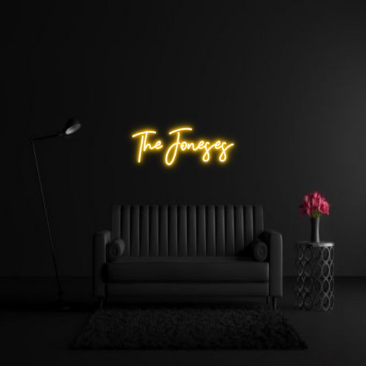 CREATE YOUR OWN WEDDING NEON SIGN The Joneses