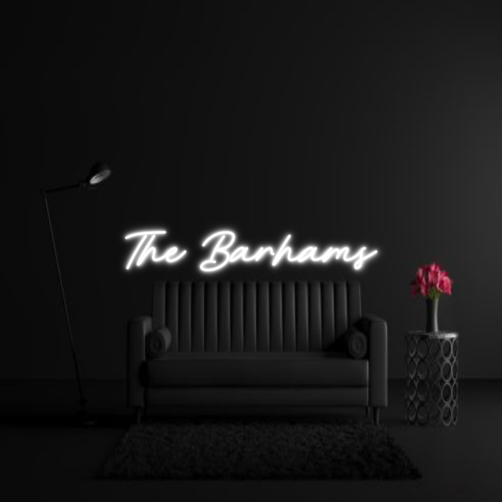 CREATE YOUR OWN WEDDING NEON SIGN The Barhams
