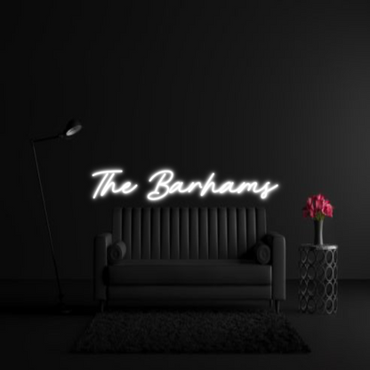 CREATE YOUR OWN WEDDING NEON SIGN The Barhams