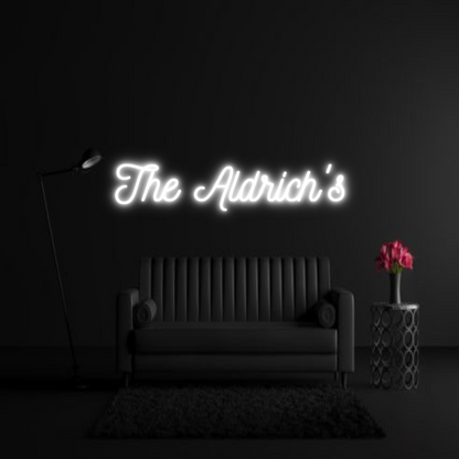CREATE YOUR OWN WEDDING NEON SIGN The Aldrich's