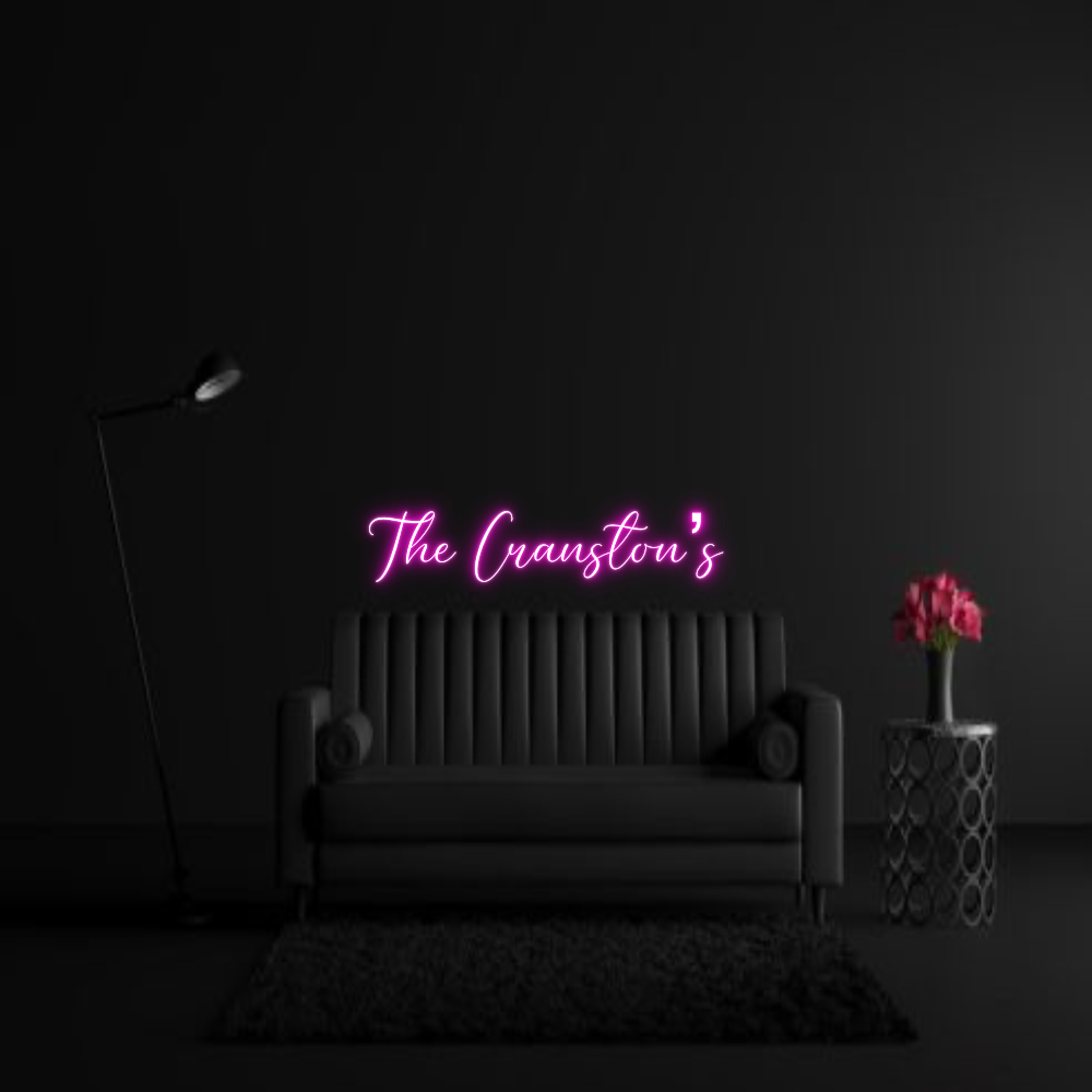 CREATE YOUR OWN WEDDING NEON SIGN The Cranston’s