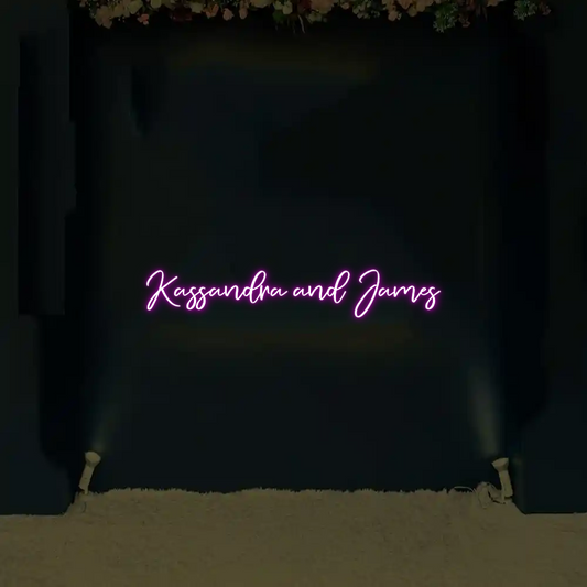 CREATE YOUR OWN WEDDING NEON SIGN 
Kassandra a...