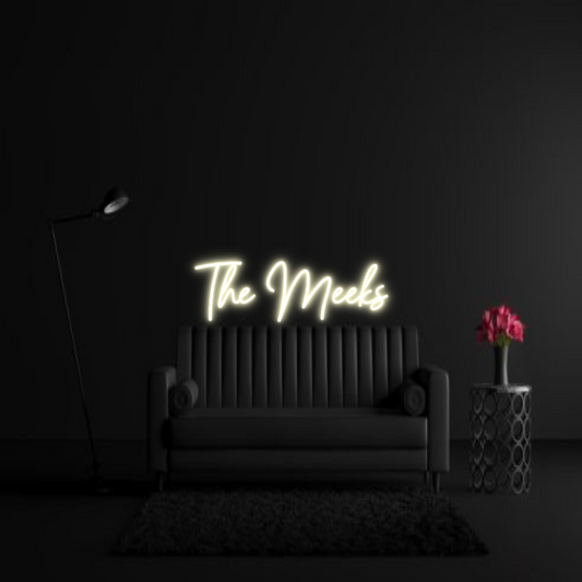 CREATE YOUR OWN WEDDING NEON SIGN The Meeks