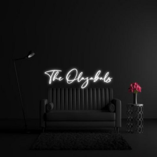 CREATE YOUR OWN WEDDING NEON SIGN The Olazabals