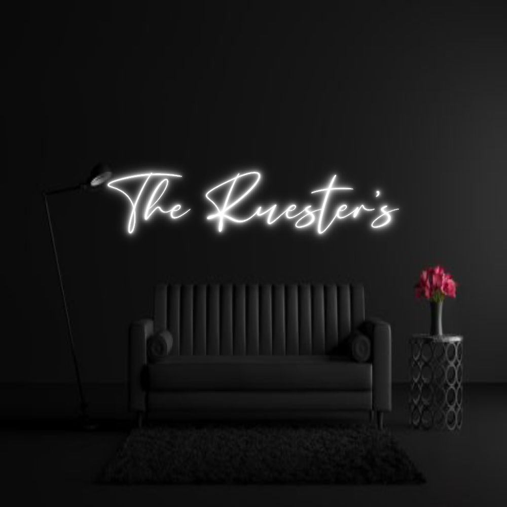 CREATE YOUR OWN WEDDING NEON SIGN The Ruester’s