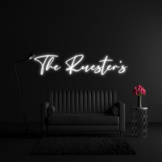 CREATE YOUR OWN WEDDING NEON SIGN The Ruester’s