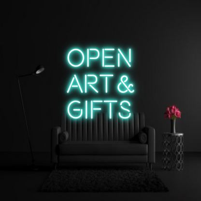 CREATE YOUR OWN WEDDING NEON SIGN OPEN
ART &
...