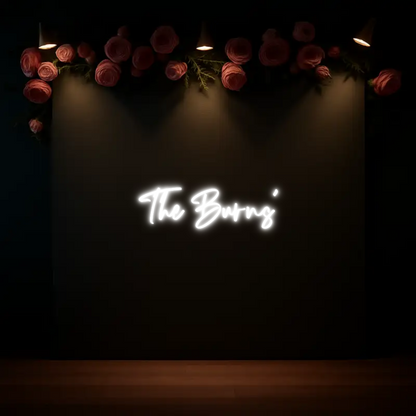 CREATE YOUR OWN WEDDING NEON SIGN The Burns’